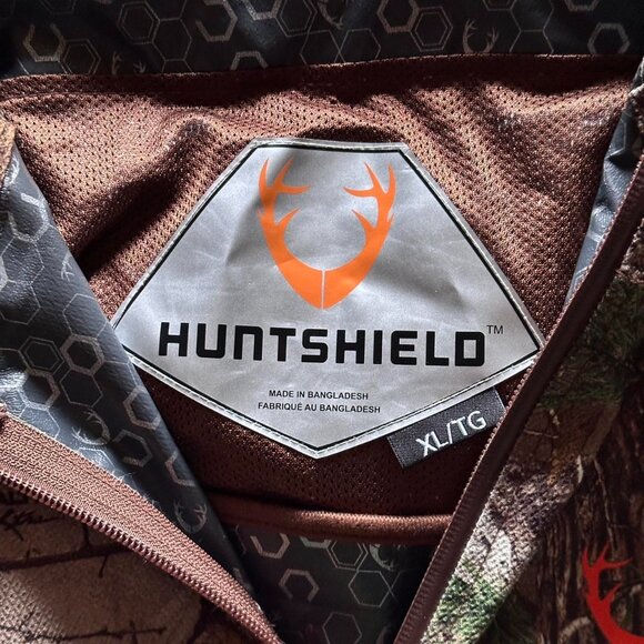 huntshield realtree camo windbreaker jacket - Picture 5 of 6